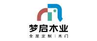 梦启木门logo